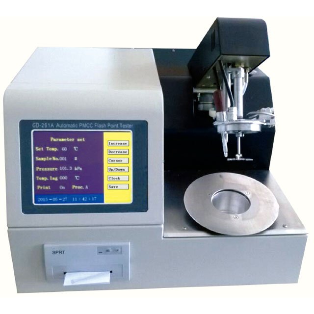 GD-261A Автоматический Pensky-Martens Замкнутая чашка Flash Point Tester Tester