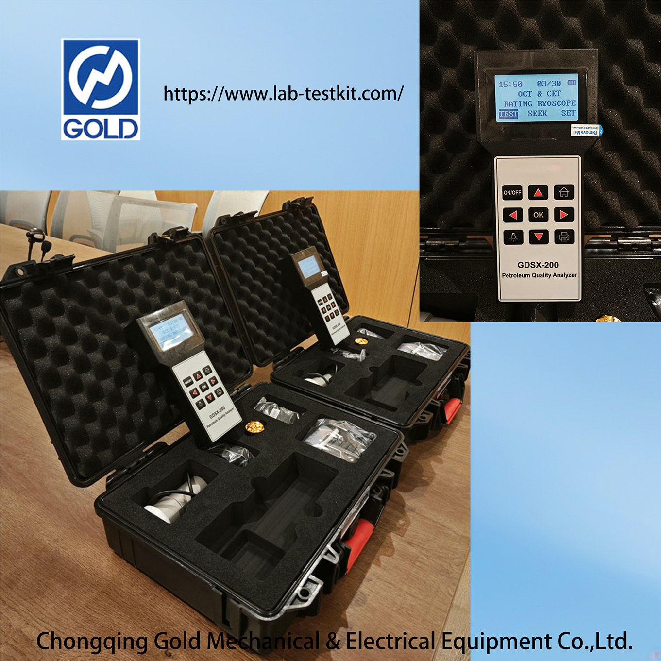 ASTM D2699 Портативный бензиновый октановый номер и дизельный цифровой анализатор ASTM D4737