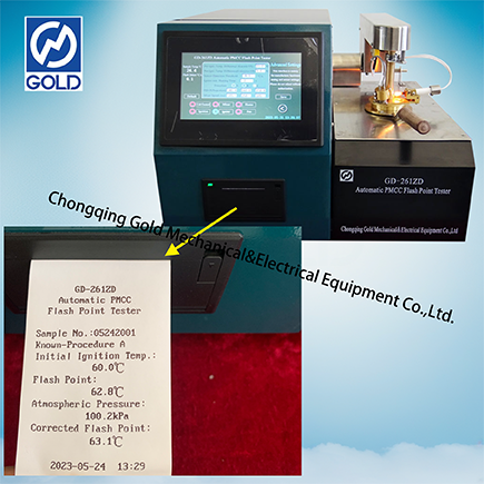 ASTM D93 Атоматический тест флэш -точки PMCC