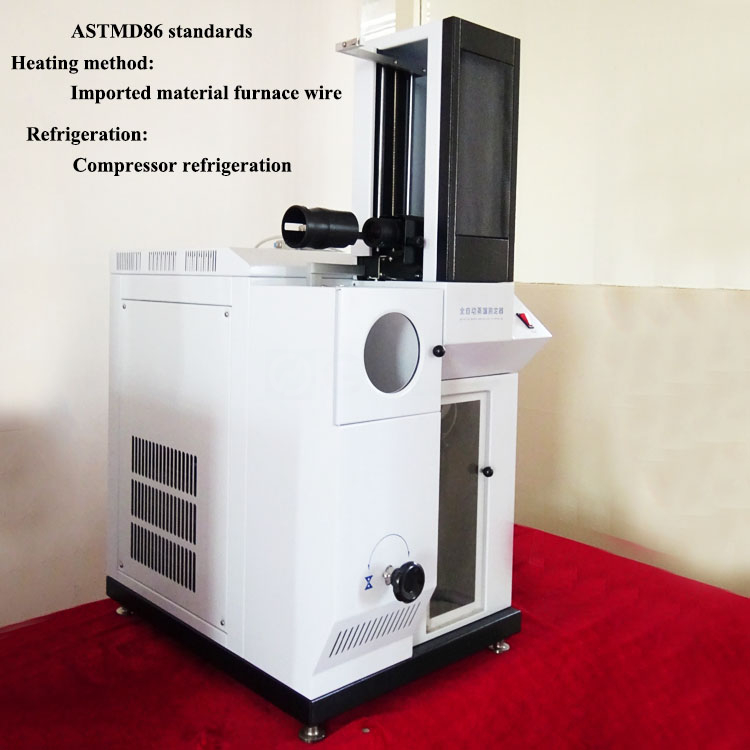 ASTM D86 Автоматическая вакуумная дистилляционная оборудование для нефтяных продуктов для нефтяных продуктов