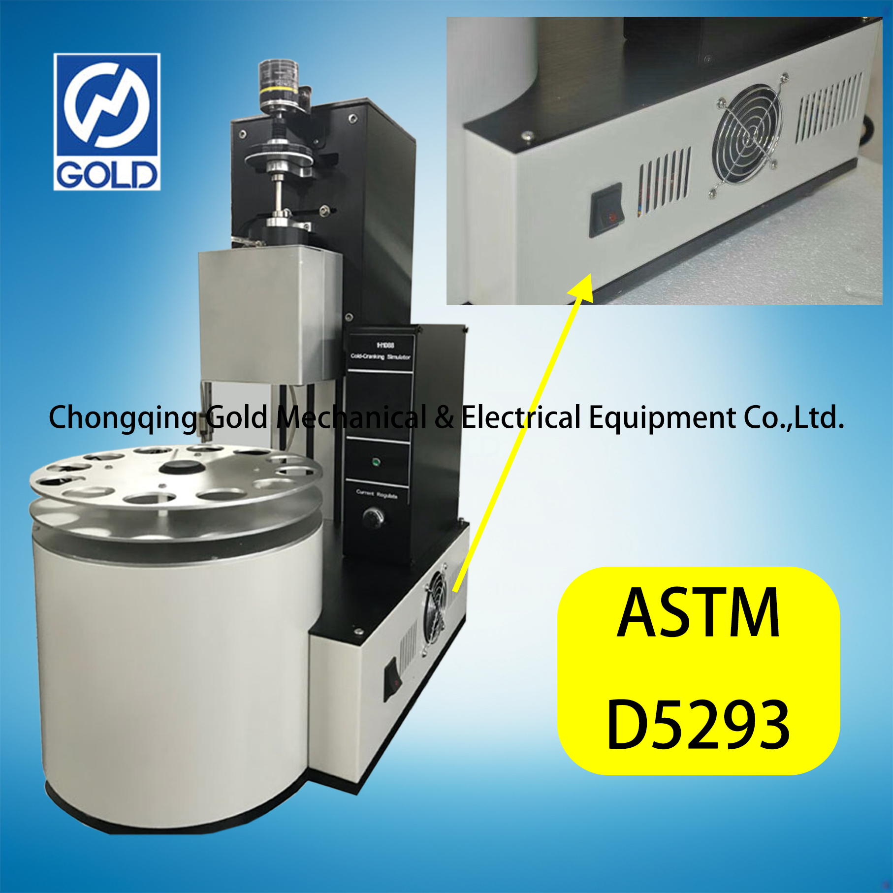 Автоматический симулятор холодного кольки (CCS) ASTM D2602 ASTM D5293