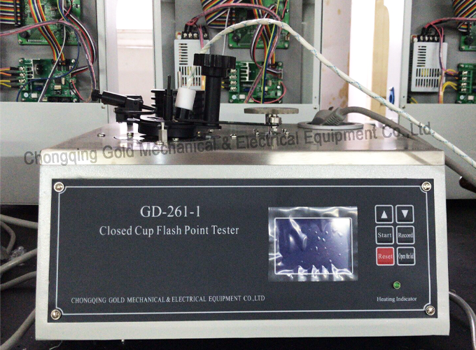 GD-261-1 Semi Auto LCD-экран Pensky Martens Close Cup Flash Point Test Equipment