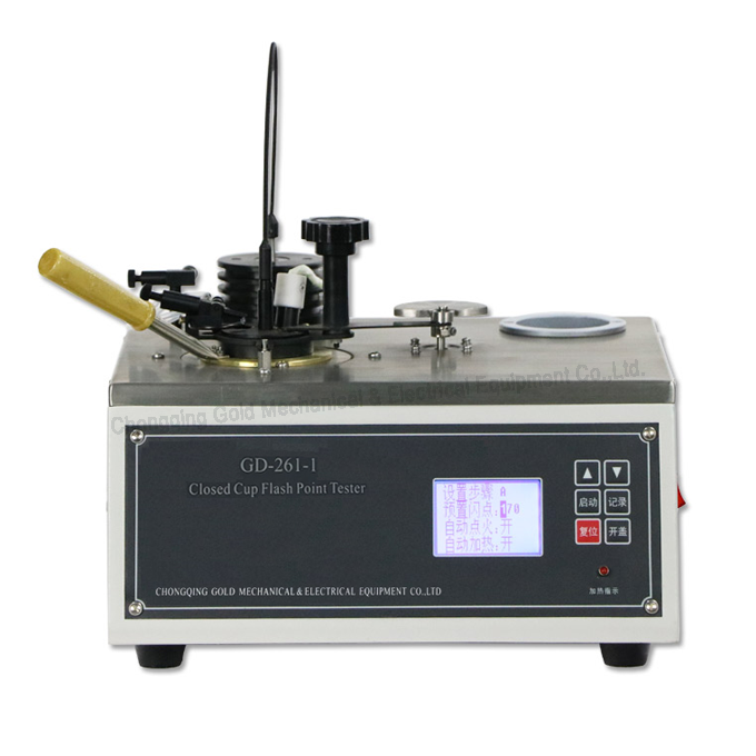 GD-261-1 Semi Auto LCD-экран Pensky Martens Close Cup Flash Point Test Equipment