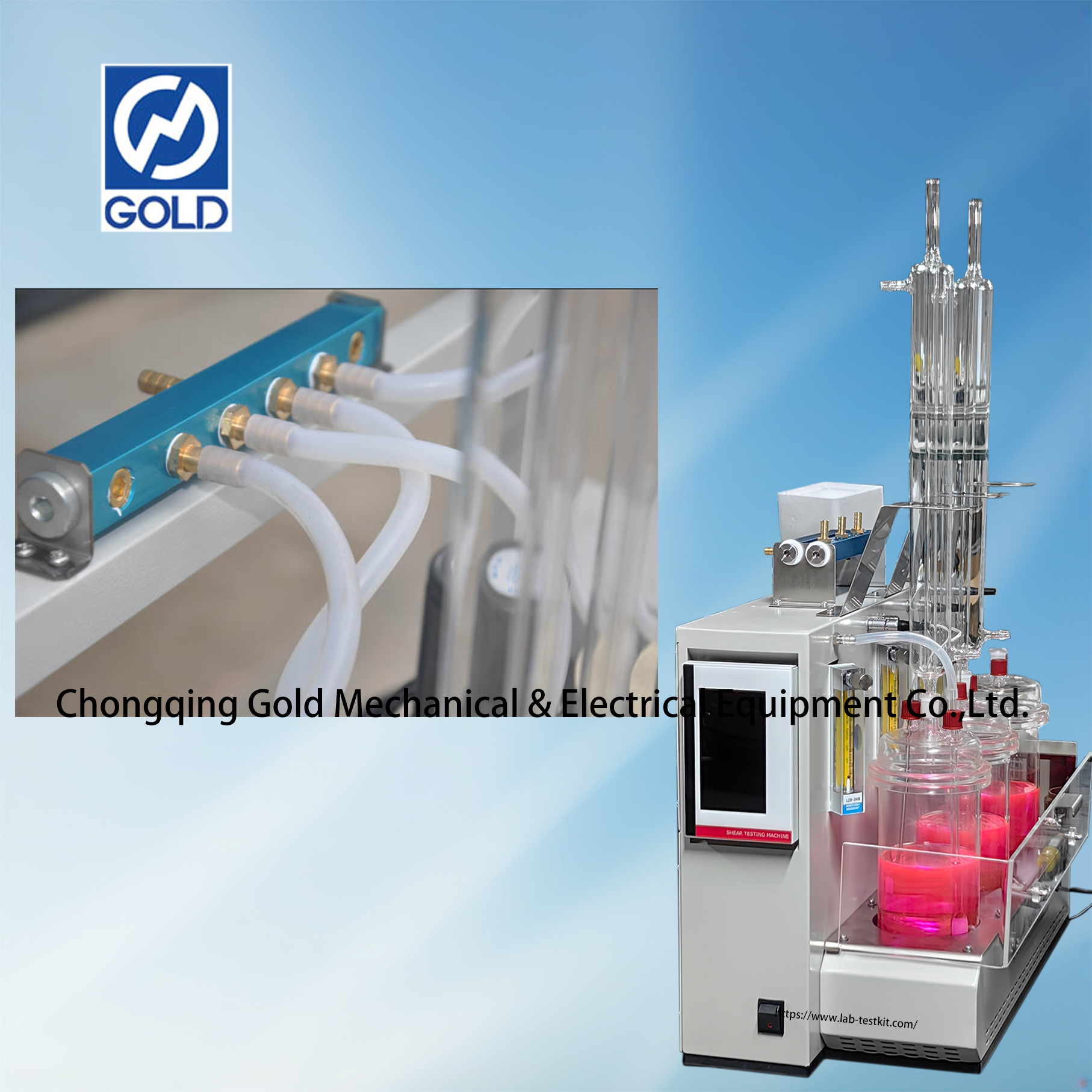 ASTM D1384 Тестер коррозионной охлаждающей жидкости двигателя