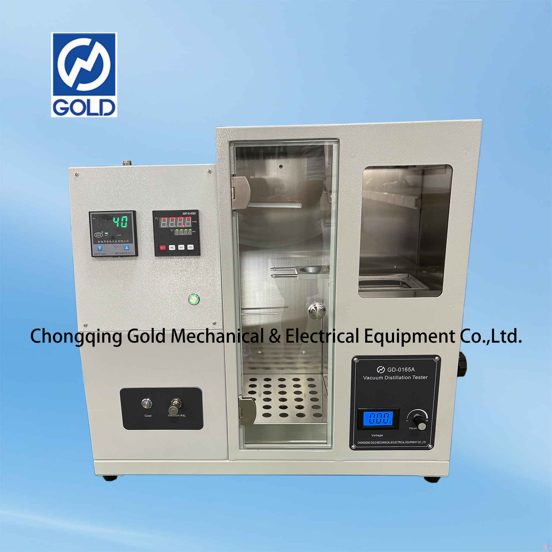 ASTM D1160 Vacuum Distillation Apparatus (цифровой дисплей)